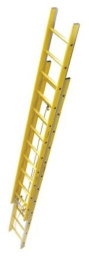 Wall Supported Extension FRP Ladder