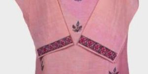 Hand Painted Madhubani Kurti Traditional Fish & Peacock Design