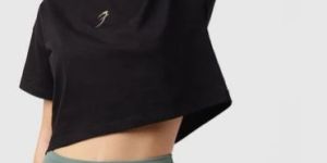 Brisk Womens Cotton Crop Top