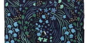 Drawstring Lunch Bag - Crossways Blue