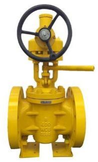 API 598, API 6D Lift Plug Valve, ASTM A216 Wcb, 8 In, 400 Lb