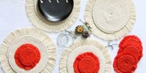 Boho Macrame Placemats