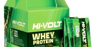 Hi-Volt Whey Protein (Chocolate) - 1 Kg Pack OF 30 Sachet