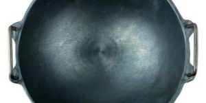 Pre-Seasoned Cast Iron Kadai/wok 11 Inch, 3 L Capacity