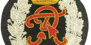 Ralph Embroidered Crest Wire Bullion Patch Blazer Badge