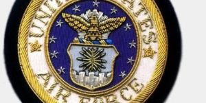 United States Air Force Bullion Wire Blazer Badges