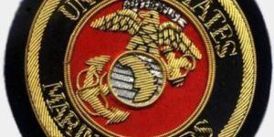 United States Marine Corps Bullion Wire Blazer Badges