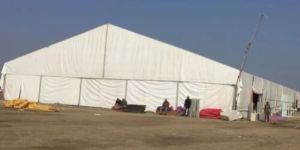 White Aluminium German Hanger Tent OR PVC Tents