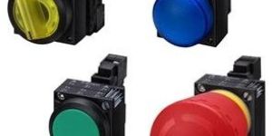 Siemens 220-240V AC Red Indicator Light Compact with LED, 3SB5285-6HC03