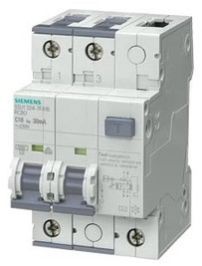 Siemens 5SU14241RC63 - 63A 2P 100mA 10KABETAGARD Rcbo C 240VAC 50..60HZ.