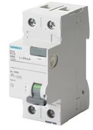 Siemens 5SV43120RC - 25A 30mA 2P 2MW Type AC Residual Current Circuit Breaker