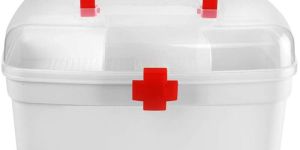 Plastic Rectangular Medicine Box