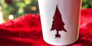 Christmas Tree Designer Glass Jar For Candle Making