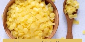 natural yellow beeswax pellets