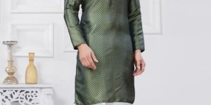 Men Beautiful Fancy Jacquard Weaving Work Mens Kurta