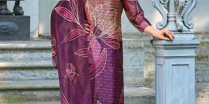 Women New Viscose Jacquard Shimmer Digital Print Kurti