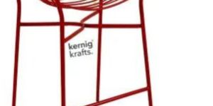 Baku MS Iron Outdoor Bar Chair