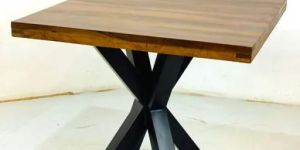 Cafe Dining Table WITH Single X Base