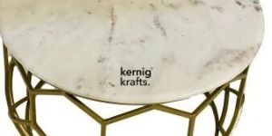 Cape Town Coffee Table WITH Marble Top AND Metal Frame