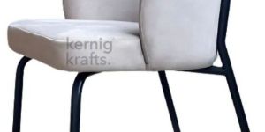 luxe fabric dining chair