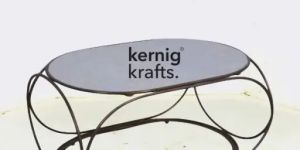 Metal Electroplated Accent Centre Table