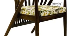 ruse wooden upholstery seat chair