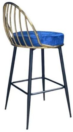 Sleek Metal Upholstered Chair Stylish Comfort WITH Elegant Back Design