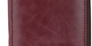 Cherry King 100%Genuine Leather Purple Bank Locker Key Case