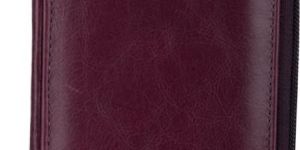 Tip OF Purple 100%Genuine Leather Purple Key Pouch (MKH007)