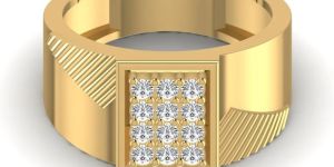 0.46CT Distinctive Diamond Mens Ring