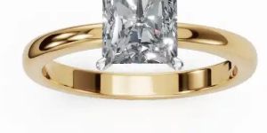 Women Boudica Radiant Lab Grown Solitaire Diamond Ring