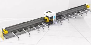 Four Chuck Suspension Automatic Loading Tube Laser Cutting Machine ST4