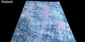 300x415 Inch Blue Tibetan Weave Bamboo Silk Rug