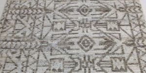 DSH-27-20 Rectangular Designer Natural Woolen Rug