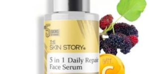 5 in 1 Daily Repair Face Serum Repairs Skin Damage 10% Vitamin C