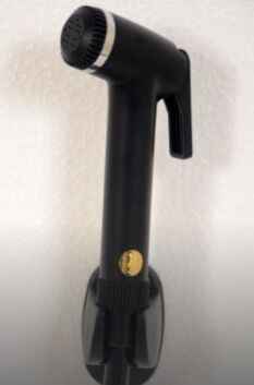 ABS Alfa Black Crome Ring Health Faucet 1 Mtr & 1.5 Mtr PVC Breaded Tube