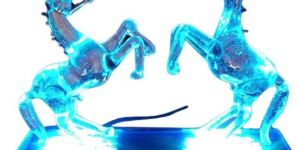 Dancing Horse LED Statue