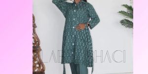 Women Midnight Green Cotton Co- Ord Set