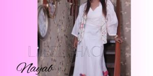 Women Pure White Organza Crop Top Skirt