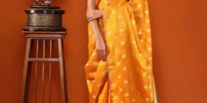 Yellow Kanjivaram Silk Saree