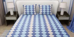 Printed Multi Design Bedsheet With Pillow Covers