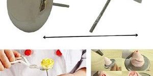 Flower Nail Holder and Plastic Scissors
