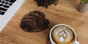 Fancy Wooden Coffee Table Set