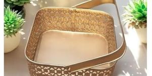Metal Gold Basket