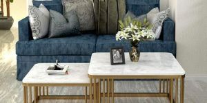 Metal Legs Coffee Table