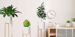 Modern Metal Floor Flower Stands Planter
