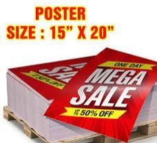 15X20 Inch Paper Poster Printing Services