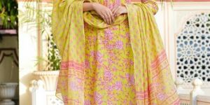 Three Piece Kurti Pant Dupatta Set