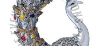 Decorative Resin Peacock Candle Holder