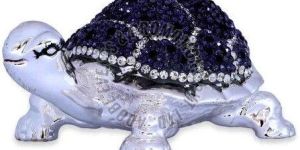 Silver Plated Resin Tortoise